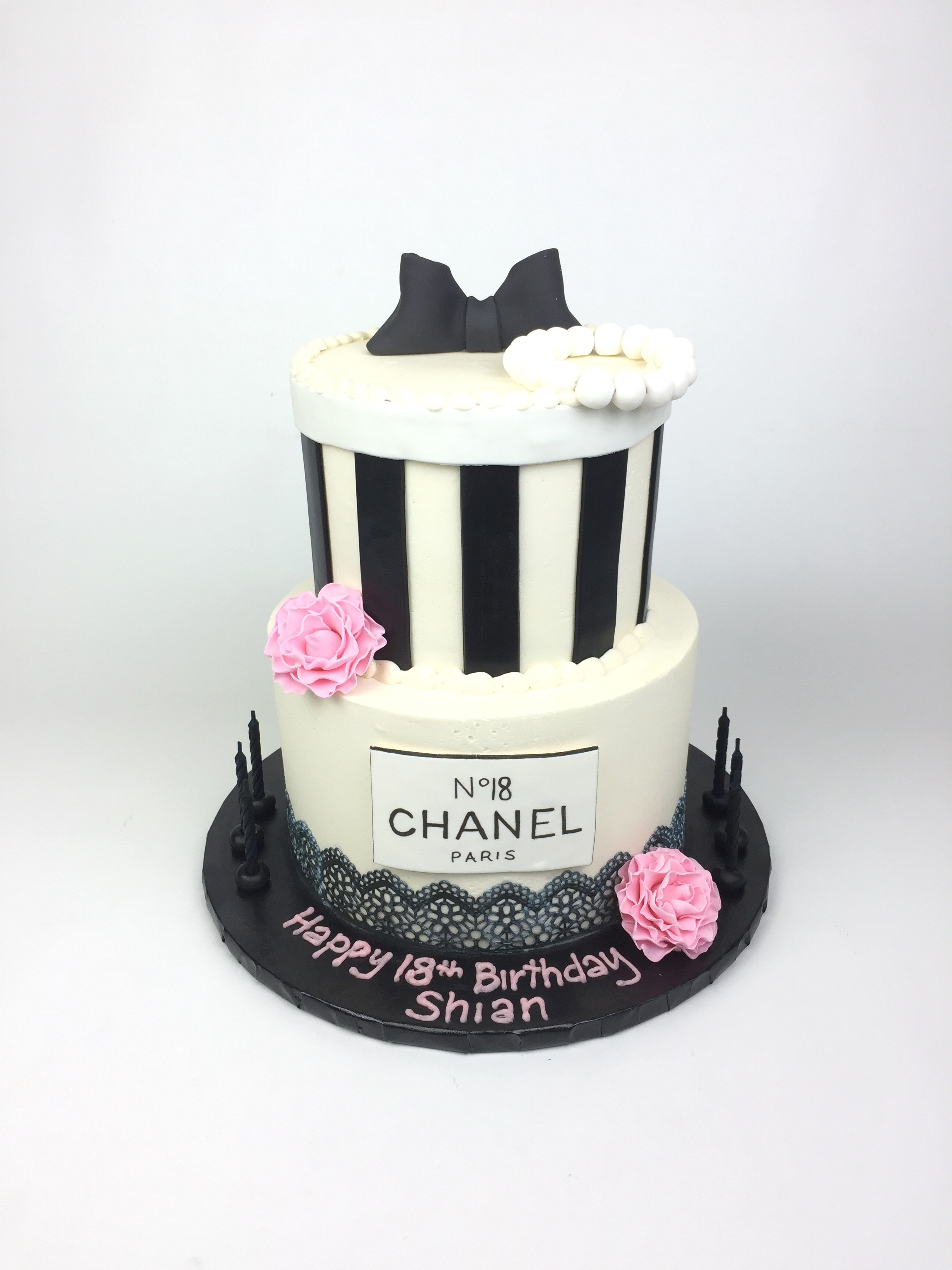 Chanel Inspired Cake Toppers